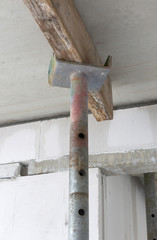 Building site with house under construction - Keeping everything in place