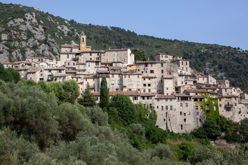 Obraz premium The hilltop town of peillon, France