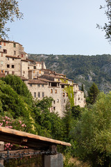Obraz premium The hilltop town of peillon, France