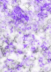 Fototapeta premium White Marble with Purple Glitter