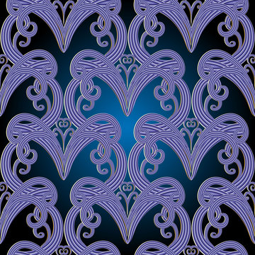 Ornamental vintage vector seamless pattern