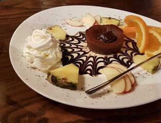 A scrumptious dessert