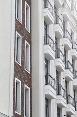 Obraz premium Modern building with classic architectural elements