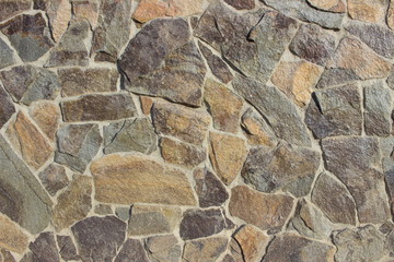Pattern of decorative stone wall background 