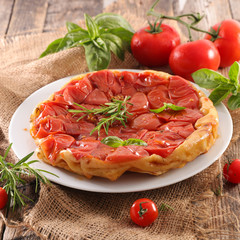 tomato quiche tatin