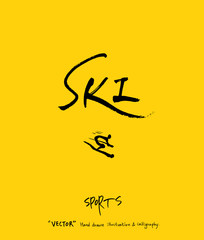 스포츠 포스터 / 손으로 그린 스포츠 그림