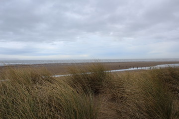 Paesaggio della spiaggia di Malahide in Irlanda