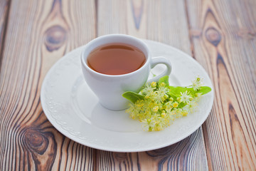 cup of linden tea