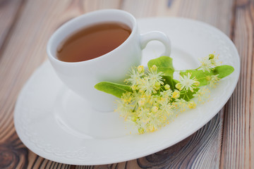 cup of linden tea