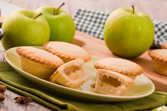 Apple pies.