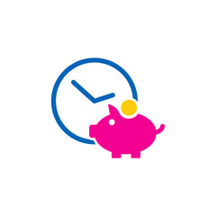 Save Time Logo Icon Design