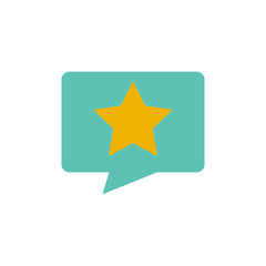 Obraz premium Star Rating Logo Icon Design