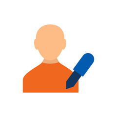 People Write Logo Icon Design