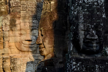 CAMBODIA SIEM REAP ANGKOR THOM BAYON TEMPLE
