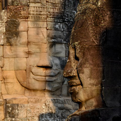 CAMBODIA SIEM REAP ANGKOR THOM BAYON TEMPLE