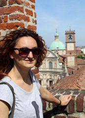 turista in vacanza a Vigevano - Italia