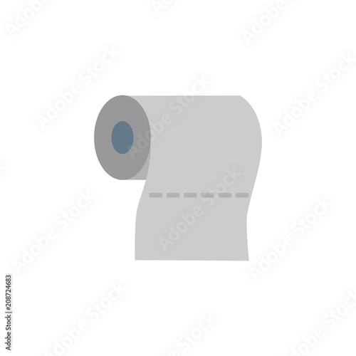 "Toilet Paper Logo Icon Design" Stock image and royaltyfree vector