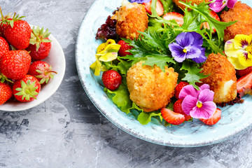 Colorful summer salad