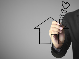 Hand drawing  house