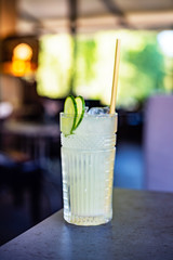 summer lemonade in the cafe