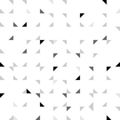 ROTATE TRIANGLE IN SQUARE GRID. SEAMLESS GEOMETRIC PATTERN VECTOR