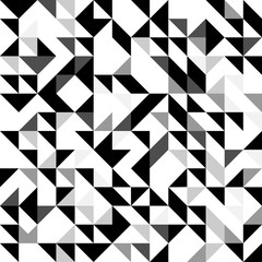 ROTATE TRIANGLE SEAMLESS GEOMETRIC PATTERN VECTOR