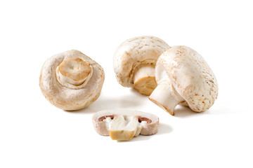 Champignons, isolated