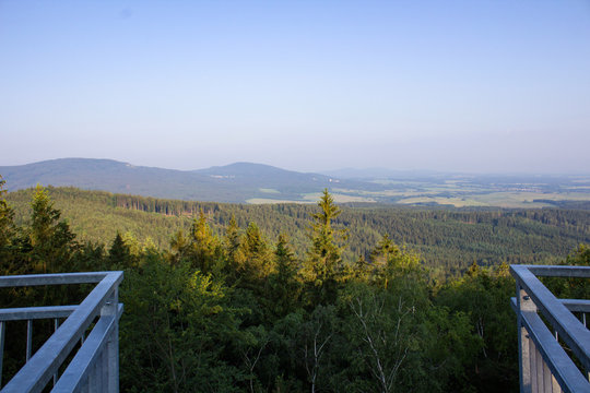 Vantage point Mandelstein looking to village Dobra Voda, Austria