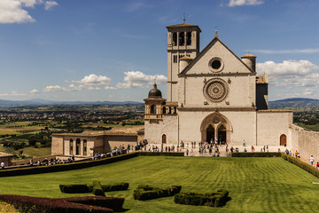Fototapeta na wymiar Assisi church Italy