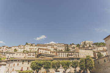 Fototapeta na wymiar Assisi street italy