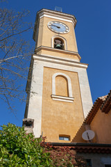 Obraz premium Church of Our Lady Tower in Eze, France