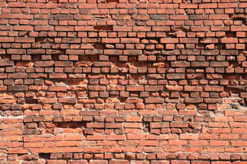 Background old brick wall.