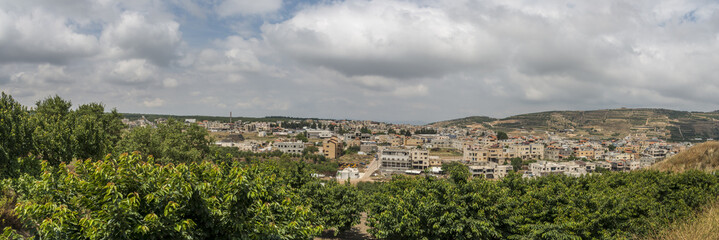 Mas'ade, druze village at the northern Golan Heights