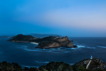Cies islands, Vigo, Galicia, Spain,