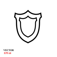 shield icon. vector illustration