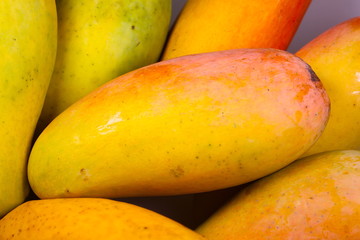 Mahachanok / Rainbow Mango fruit Thailand ,Another mango fruit is delicious. And in Thailand.