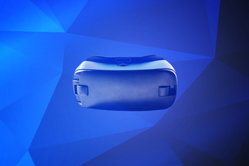 Virtual reality glasses or VR glasses with visual effects. The technology of the present and the future