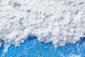 Fototapeta na wymiar sea wave with foam