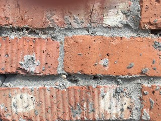 Brick wall, masonry, old brick abstract texture background