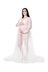 Fototapeta na wymiar Young pregnant woman