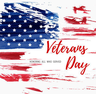 USA Veterans day background
