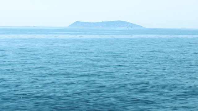 Kinali island remote wiev in Istanbul - Turkey