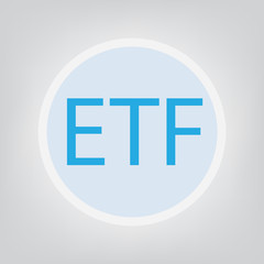ETF (exchange-traded fund)- vector illustration