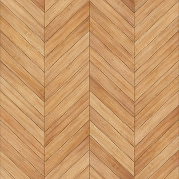 Seamless wood parquet texture chevron light brown 