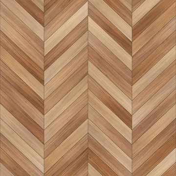 Seamless wood parquet texture chevron light brown 