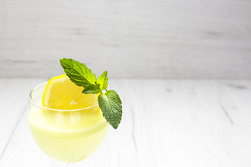 lemon freshness in dessert