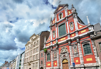 Obraz premium Church of the Immaculate Conception in Liege, Belgium