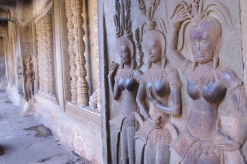 アンコール・ワット遺跡　女神