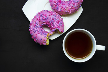 fresh donut for breakfast