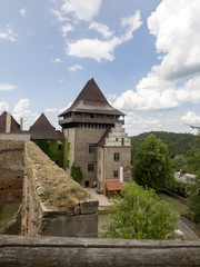 Fototapeta na wymiar Lipnice Castle from the beginning of the fourteenth century, Czech Republic